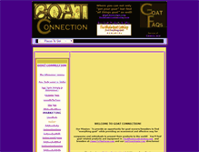 Tablet Screenshot of goatconnection.com